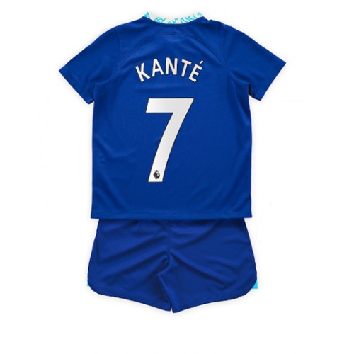 Chelsea Kante #7 Hjemmedraktsett Barn 2022-23 Kortermet (+ Korte bukser) Chelsea Kante #7 Hjemmedraktsett Barn 2022-23 Kortermet (+ Korte bukser)